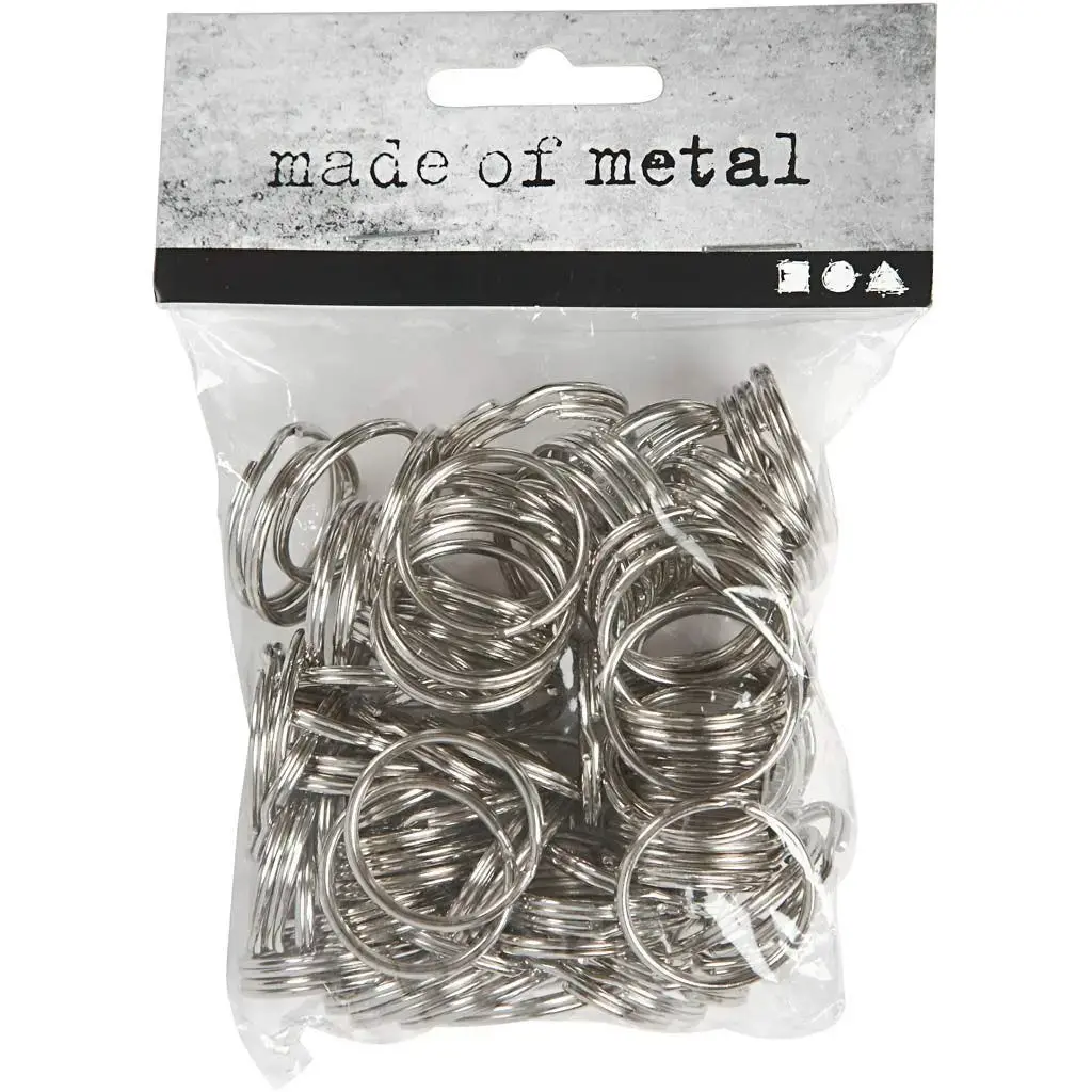 Creativ Company 51275 Metal Key Ring Set Photo 3