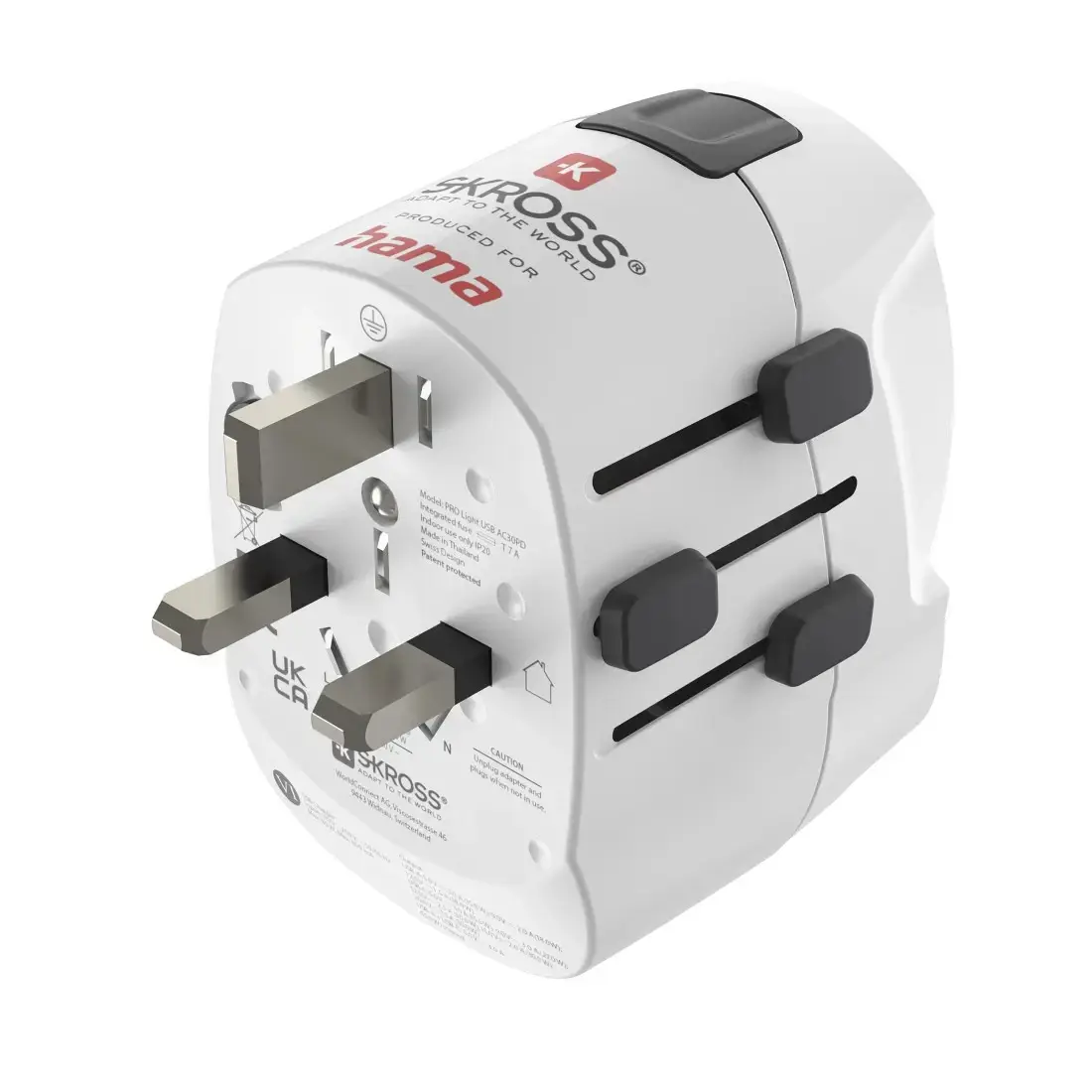 Hama 223477 Modular Power Plug Adapter Type C and F Photo 3