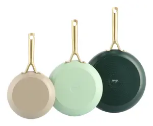GreenPan CC009018-001 Frying Pan Set, 3-Piece, Aluminium, 20 cm, 24 cm, 28 cm