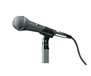 Bosch LBC2900/15 Dynamic Handheld Karaoke Microphone, Wired, 80-12000 Hz, 6.35 mm Connector, Grey