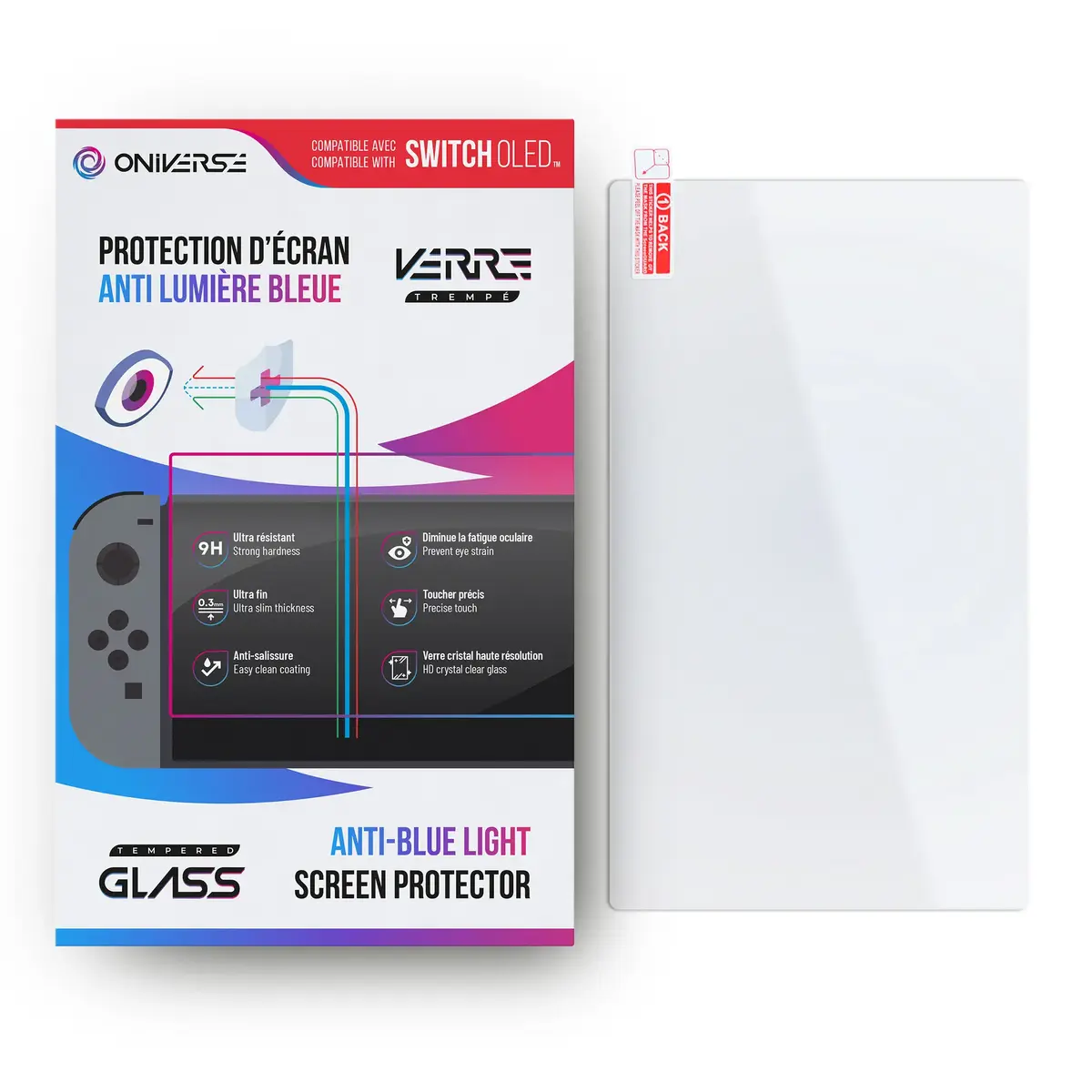 Oniverse Anti-Blue Light Screen Protector for Nintendo Switch OLED Photo 4