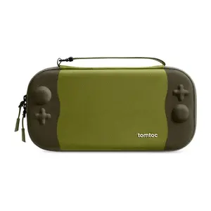 Tomtoc FancyCase-G05 Slim futrālis Nintendo Switch 2 konsolei, zaļš