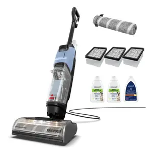 Bissell CrossWave EdgeFind Pro Upright Vacuum Cleaner, 340 W, Dry and Wet Cleaning
