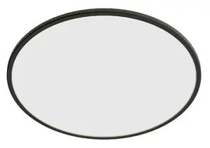 Signify Philips Superslim LED griestu gaismeklis 15W, IP54, silti balta gaisma, melns