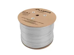 Cable LAN SFTP cat.5e 305m wire CU LSZH CRP+FLUKE PASSED gray