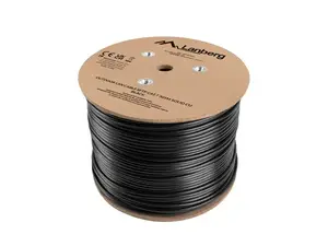 Cable LAN SFTP cat.7 305m wire outdoor CU FLUKE PASSED black
