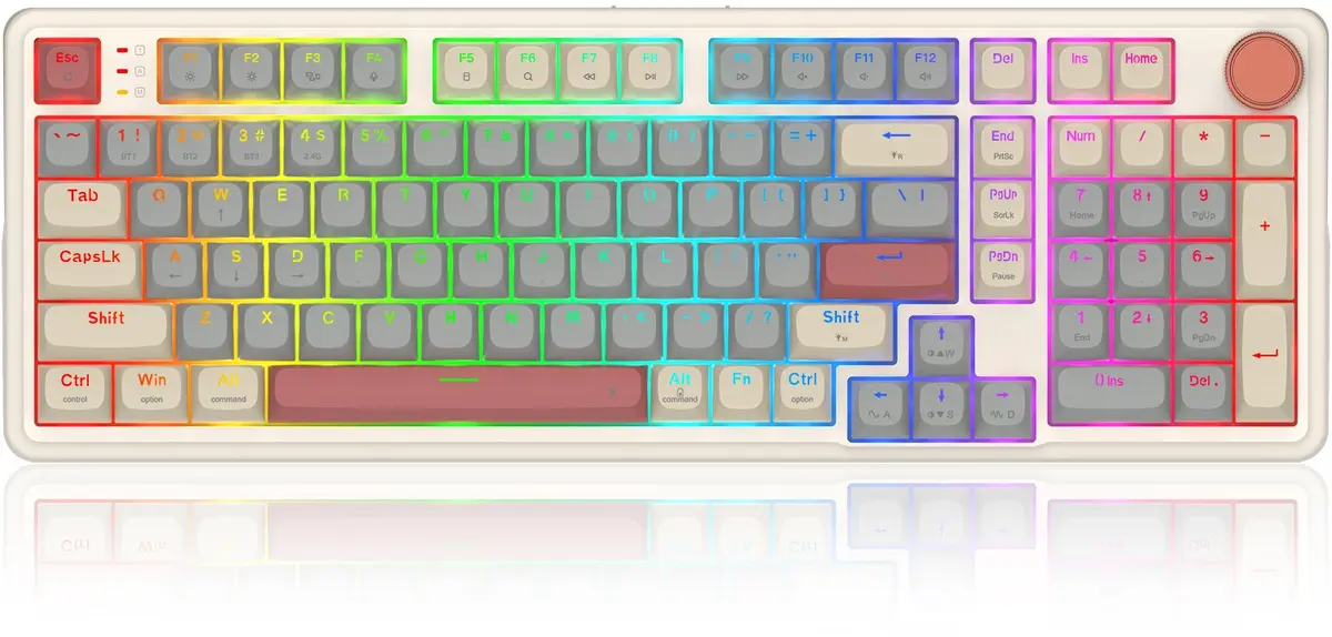 Redragon K768WGR-WL EISA 100 mehāniskā tastatūra