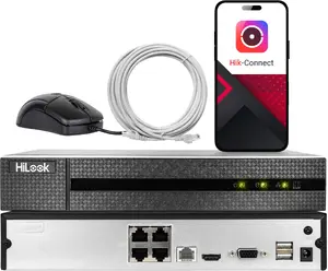 Сетевой видеорегистратор HiLook NVR-104MH-C/4P(STD)(D) на 4 канала с PoE