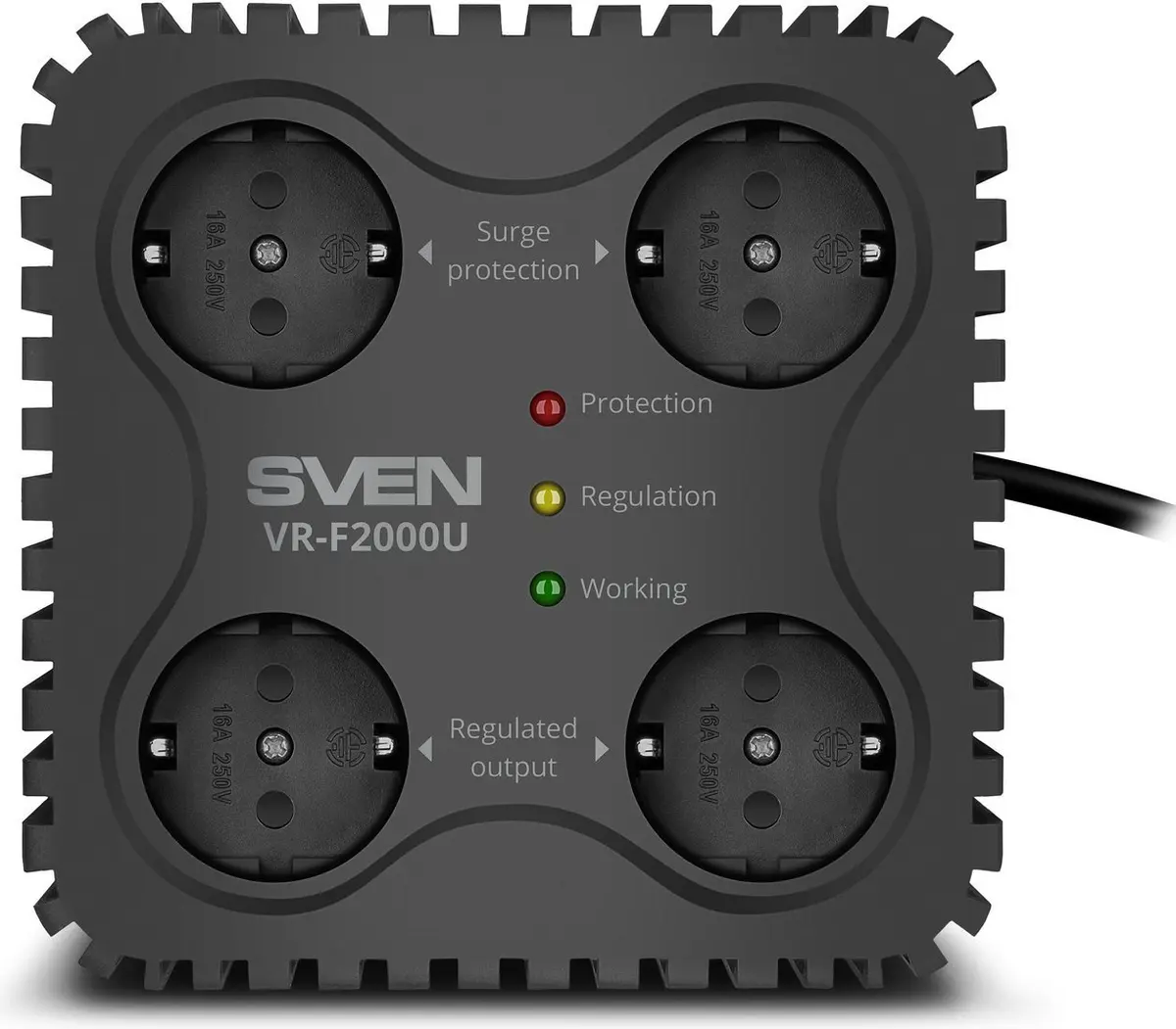 SVEN VR-F2000U automātiskais sprieguma stabilizators 530W