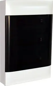 Legrand PRACTIBOX S Surface-Mounted Modular Distribution Board 3x18 with Transparent Door