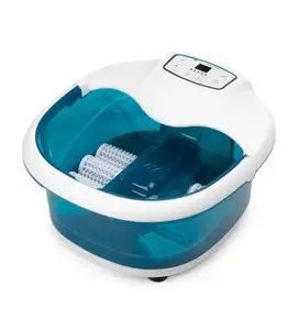 Rio FTBH8 Motorised Roller Foot Bath and Massage Spa, 450 W, Blue and White