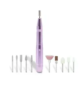 Rio NAEF Electric Nail Polisher with 11 Heads and 66 Accessories, 20000 RPM, USB Powered