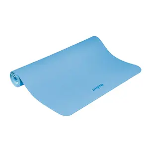 Rebel Active TPE vingrošanas paklājs jogai, pilates un fitnesam, 200x115 cm, biezums 1 cm, zils