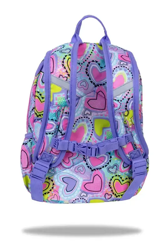 CoolPack Hearts School Backpack - Pink Photo 2
