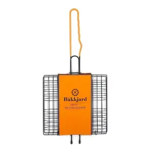 BÄKKJARD Grill Grate 23x21 cm with Stainless Steel and PVC Handle