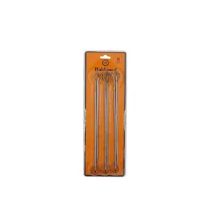 BÄKKJARD V-Shaped Grill Skewers, 30 cm, 1.4 mm Stainless Steel, 6 Pieces