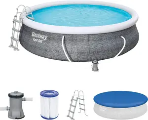 Bestway Fast Set Above Ground Pool Set 457cm x 107cm with Filter Pump