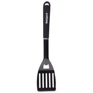 BÄKKJARD BBQ Spatula 44 cm, Stainless Steel with Plastic Handle, Black