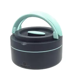 BÄKKJARD Food Thermos 1.8L with Handle, Stainless Steel and Polypropylene