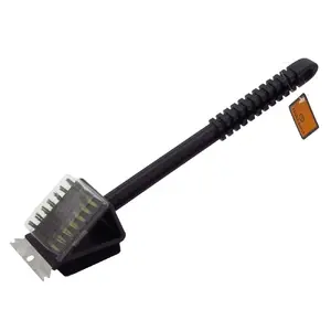 BÄKKJARD Grill Cleaning Brush 36 cm, Stainless Steel with Plastic Handle