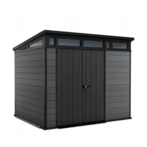 Садовый домик Keter Cortina 9x7, серый, композитный материал Evotech