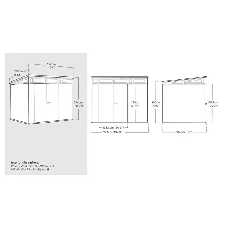 Keter Cortina 9x7 Garden Shed Photo 4