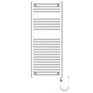 AB Electric Towel Warmer 500x1200mm, 300W, IP24, Chrome