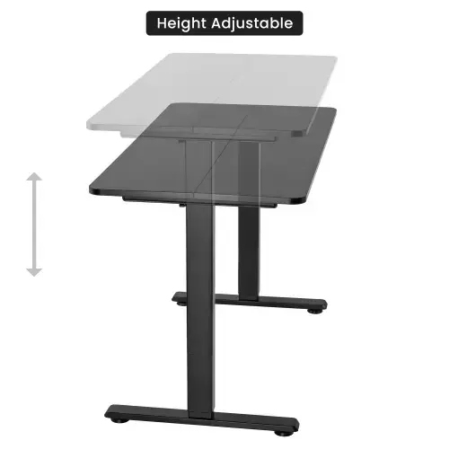 Up Up Frigg Adjustable Height Table - Black Photo 5