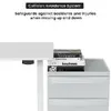 Up Up Frigg Adjustable Height Table - White Photo 7