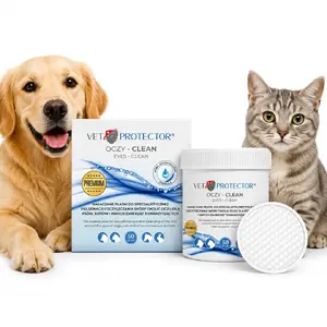 JM Sante Vet Protector Oczy Clean Eye Wipes for Pets, 50 pieces
