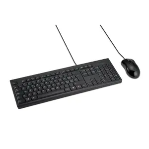 Kensington KM100 Wired Keyboard and Mouse Set, Full-size