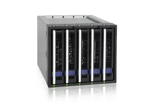 Icy Dock MB155SP-B 5-Bay 3.5-inch SATA HDD Mobile Rack for 3x 5.25-inch Drive Bays