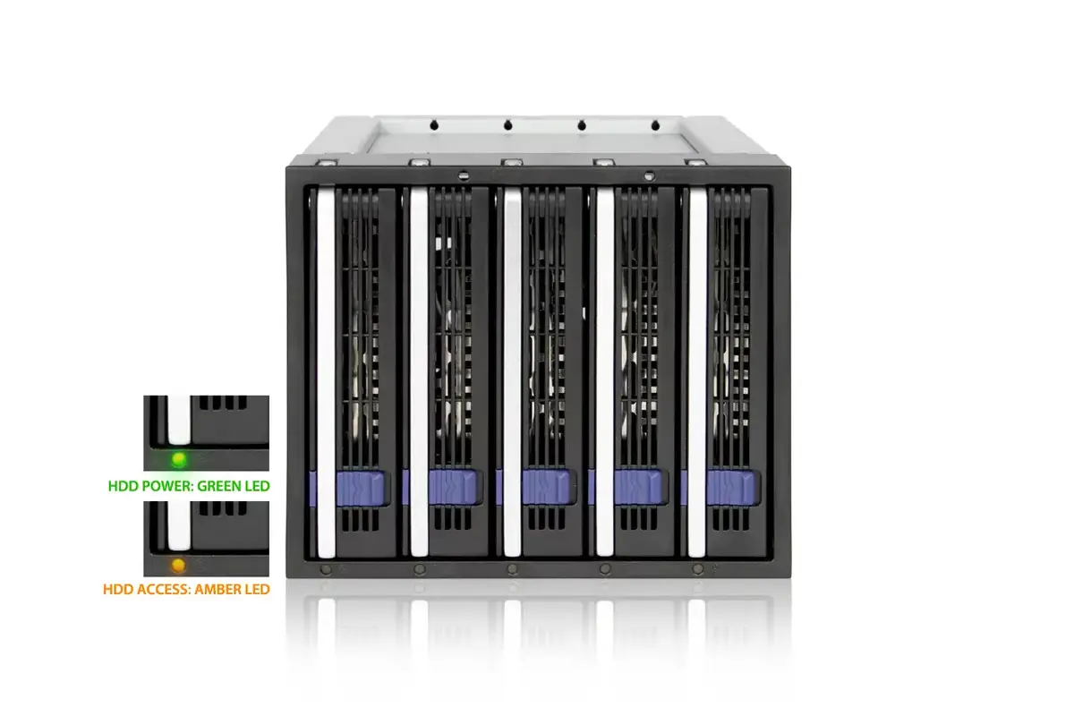 Icy Dock MB155SP-B 5-Bay 3.5" SATA Mobile Rack Photo 5
