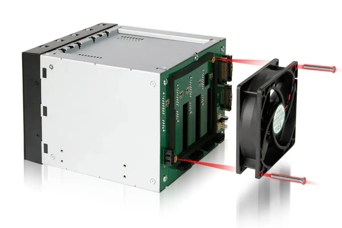 Icy Dock MB155SP-B 5-Bay 3.5" SATA Mobile Rack Photo 9