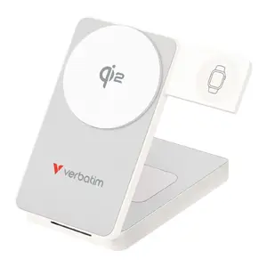 Внешний аккумулятор Verbatim Charge 'n' Go Qi2 10000 мАч 30 Вт белый