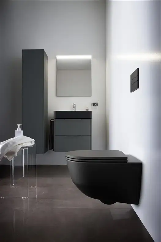 Подвесной унитаз Laufen Pro 53 см черный Photo 2