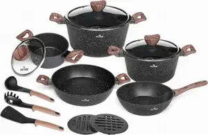 Zilner Forest ZL-8518 15-Piece Granite Coated Cookware Set