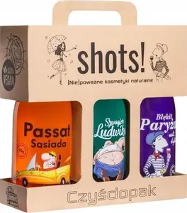 LaQ Shots! Men's Shower Gel Gift Set, 3 x 500ml