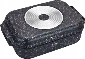 Zilner ZL-1116 Double-Sided Marble Coated Roasting Pan 6.0L
