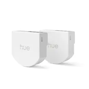 Philips Hue Wired Wall Switch Module, 2-Pack, White