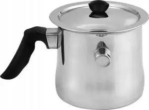 Zilner ZL-8702 Milk Pot with Whistle and Lid 1.6L Induction Compatible