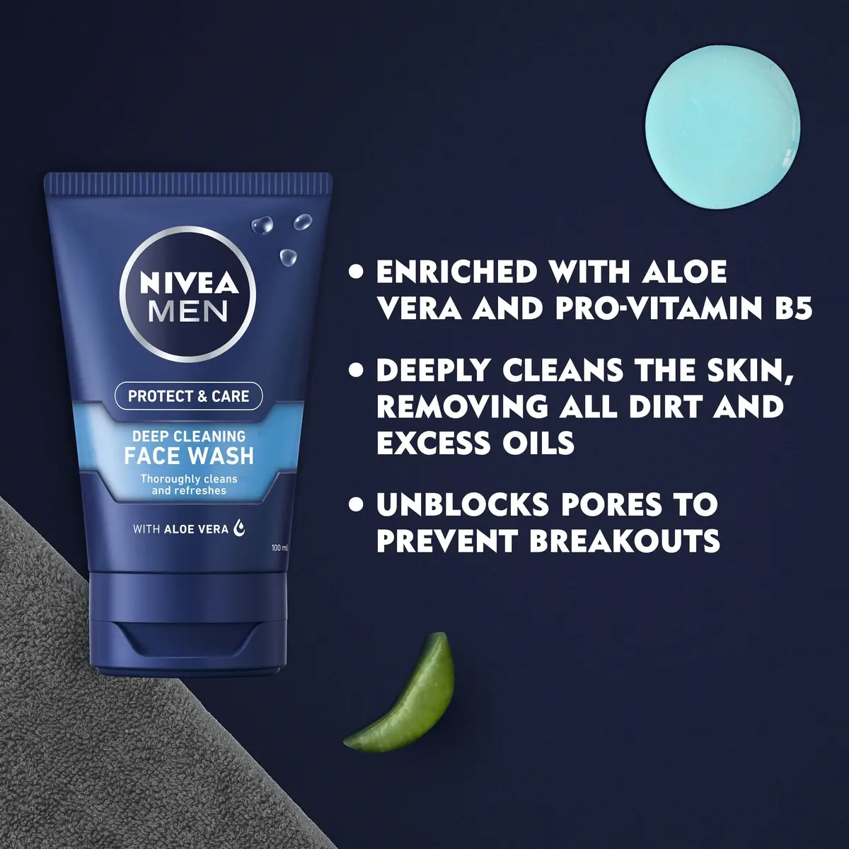 Nivea Men Originals Facial Cleansing Gel 100 ml Photo 2