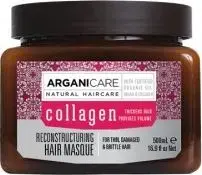 Arganicare Collagen Restorative Hair Mask for Fine, Damaged and Brittle Hair 500 ml
