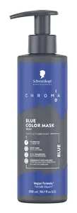 Puspermanenta matu tonējošā maska Schwarzkopf Chroma ID, zila, 300 ml