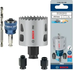 Bosch 2608594388 Progressor for Wood and Metal Hole Saw 51 mm