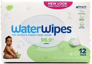 WaterWipes Soapberry BIO Baby Wet Wipes, 720 count (12 packs x 60 wipes)
