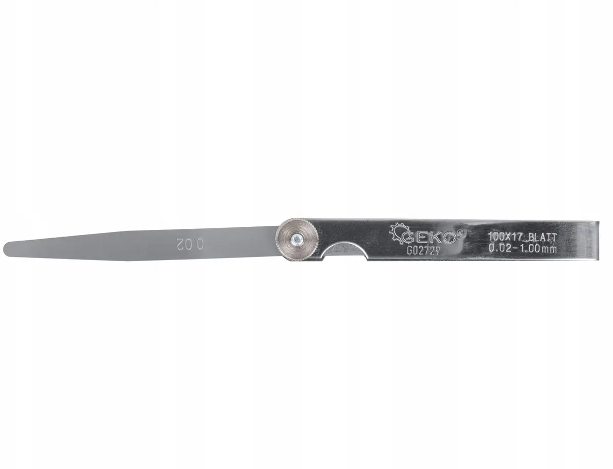 GEKO 17-lapu spraugmērs 0,02-1 mm