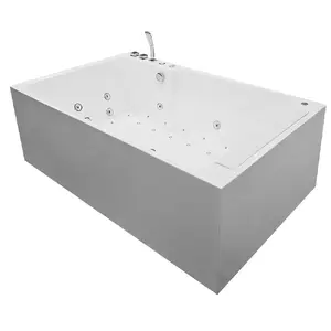 Bathroom SPA bathtub with hydromassage AMO-1806 180x110x60 cm