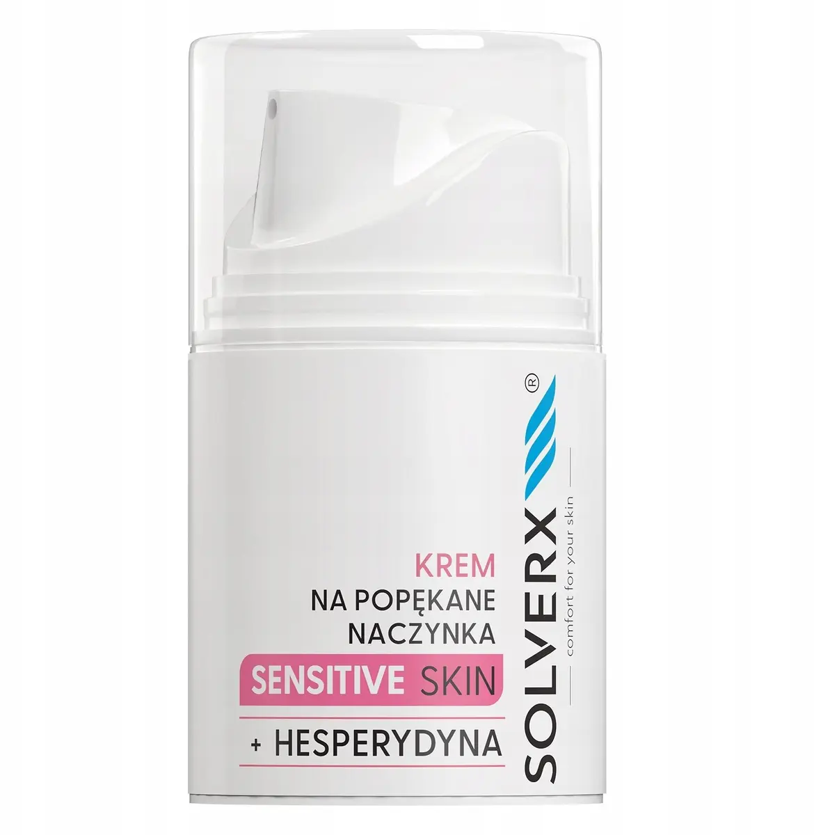 Solverx Sensitive Skin sejas krēms kuperozai
