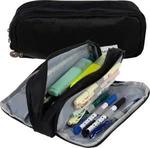Maaleo Triple Foldable Pencil Case - Black